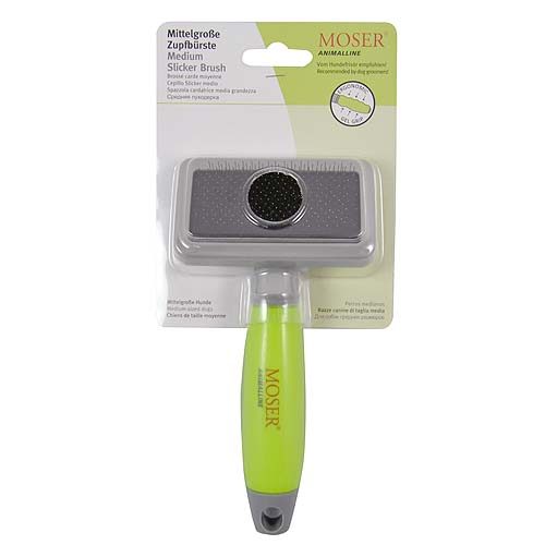 MOSER vyčesávací hřeben s gelovou rukojetí na střední plemena