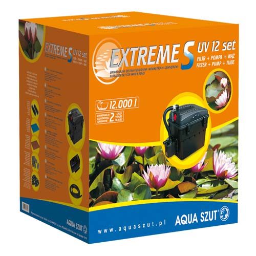 AQUA SZUT EXTREME S 12 SET obsahuje UV 9W + čerpadlo PO 001 + hadici + 3 trysky