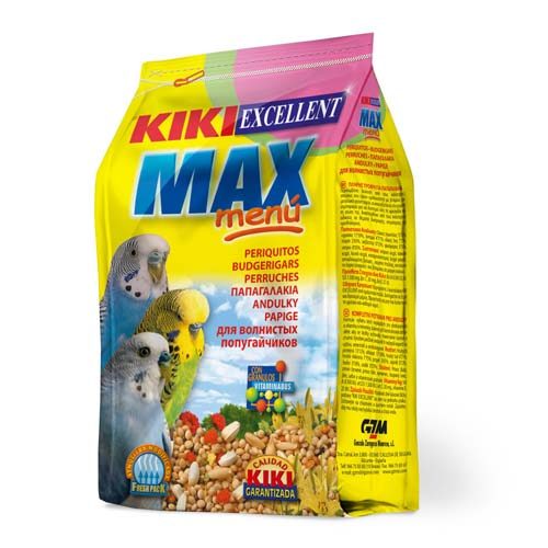 KIKI MAX Menu Budgerigar  500g ZIP pro andulky