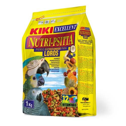 KIKI NUTRI-PSITTA 1kg krmivo pro velké papoušky