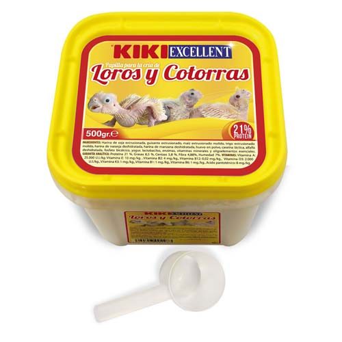 KIKI EXCELLENT 500g krmivo pro ruční odchov velkých papoušků