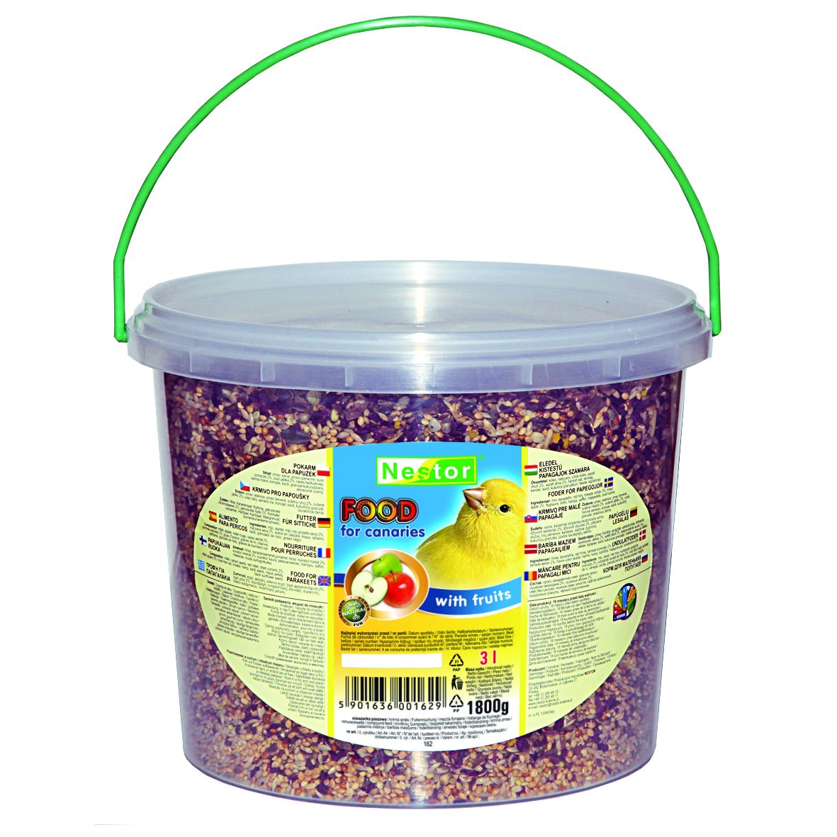 NESTOR Krmivo pro kanárky s ovocem  3l/1800g