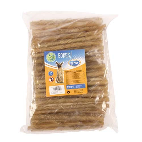 DUVO+ BONES! Točené buvolí tyčinky 12,5cm - 7/8mm 100ks