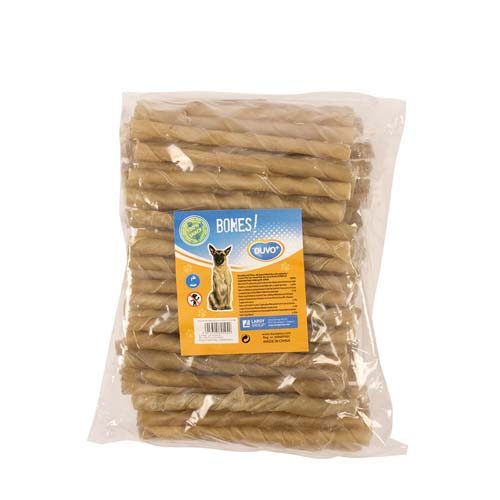 DUVO+ BONES! Točené buvolí tyčinky 12,5cm - 9/10mm 100ks