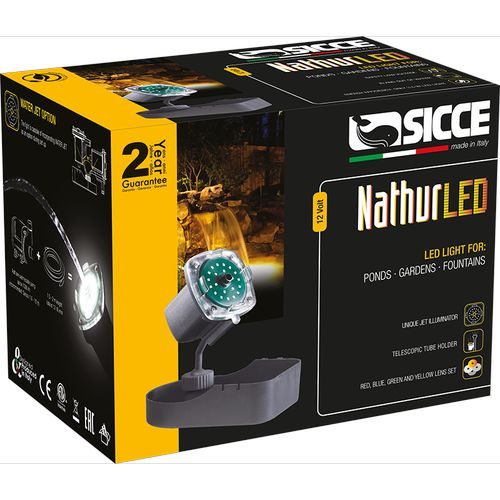 SICCE NATHUR LED 3,5W 12V- c jezírkové osvětlení s barevnými čočkami