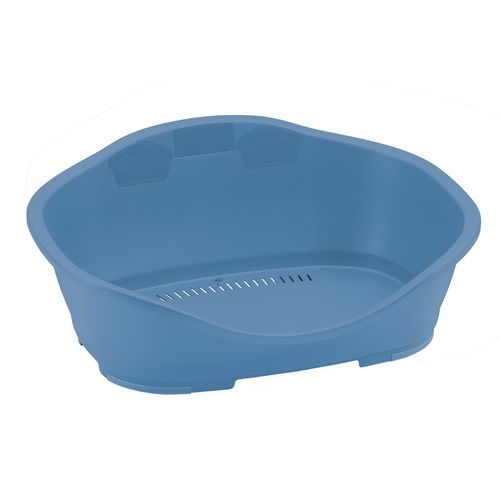 STEFANPLAST Sleeper 3 81x56x32cm modré plastové lehátko pro psa