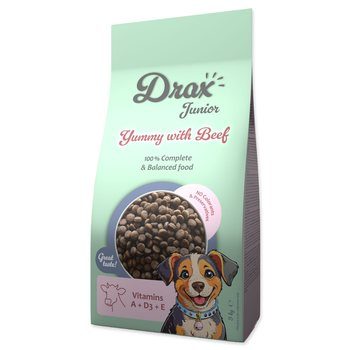 Krmivo Drax Junior s hovězím 3kg