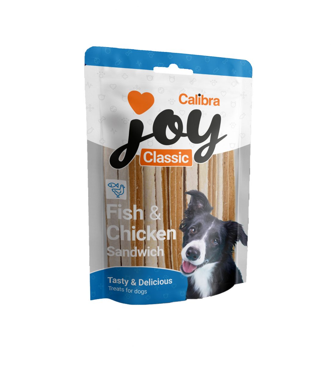 Calibra Joy Dog Classic Fish&Chicken Sandwich 250g NEW