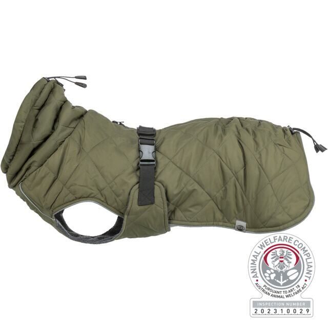 Obleček vesta MINOT, olivově zelená M:50cm, hruď:52-76cm, krk:45cm