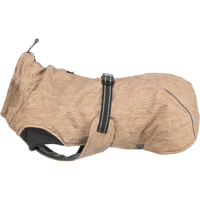 Zateplený zimní kabátek RIOM, písková XXL:80cm, hruď:74-112cm, krk: do 66cm