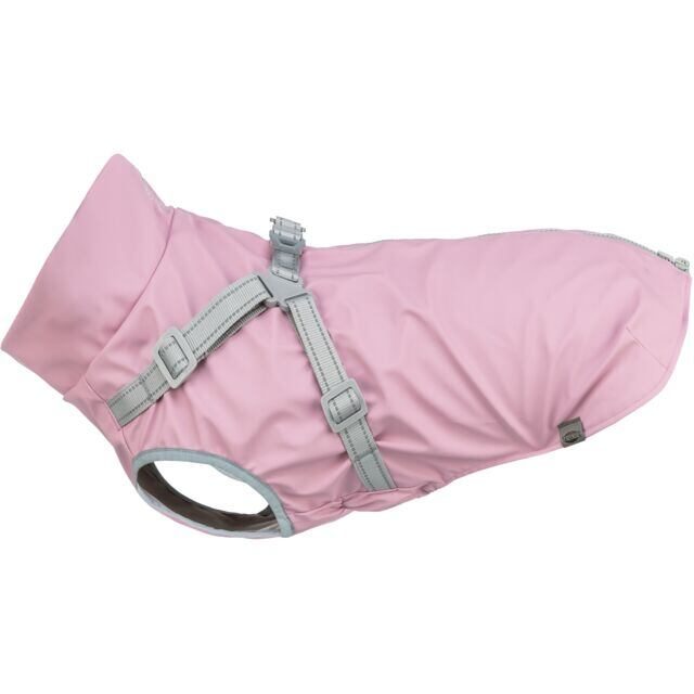 Pláštěnka PONTIS - vesta s postrojem, růžová XS: 27cm, hruď: 40-43cm, krk: 33cm