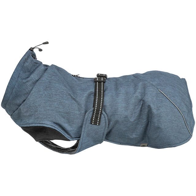 Zateplený zimní kabátek RIOM, tmavá modrá XXL:80cm, hruď:74-112cm, krk: do 66cm