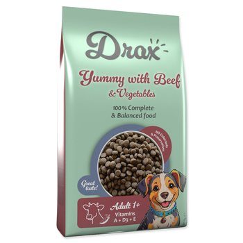 Krmivo Drax Adult s hovězím a se zeleninou 10kg