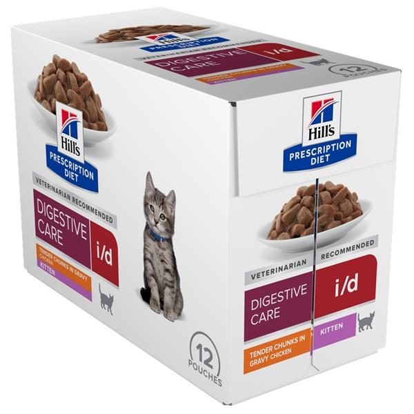 Hills Prescription Diet i/d Kitten Chicken kapsička 12 x 85 g