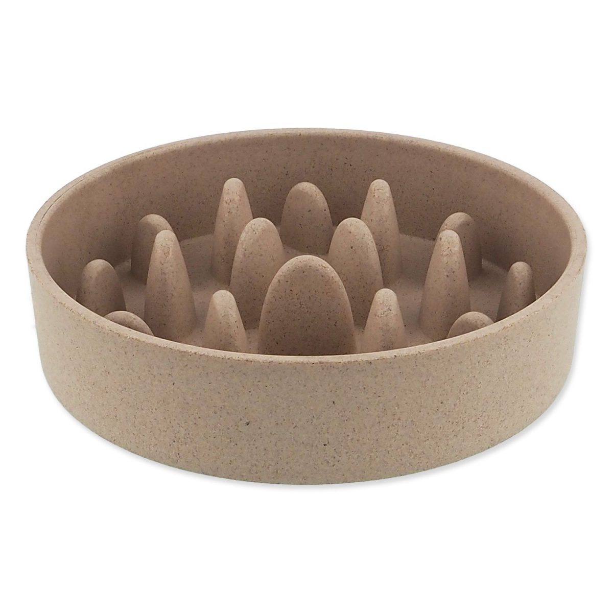 Miska Dog Fantasy proti hltání EcoStyle béžová 14cm, 400ml