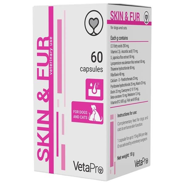 VetaPro Skin & Fur 60 cps.