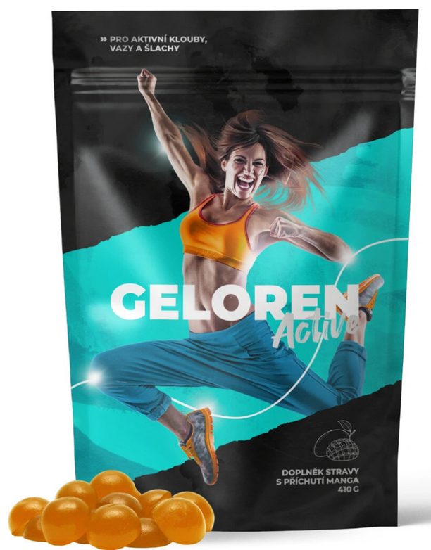 Geloren Active - mango 410g 90tbl