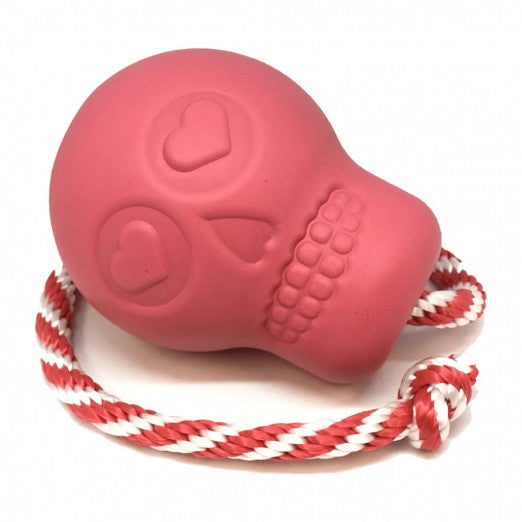 SodaPup Lebka s provázkem na přetahování - růžová