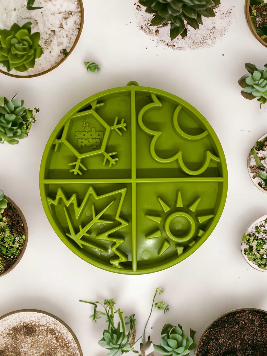 SodaPup Čtvero ročních období, senzorická miska - zelená