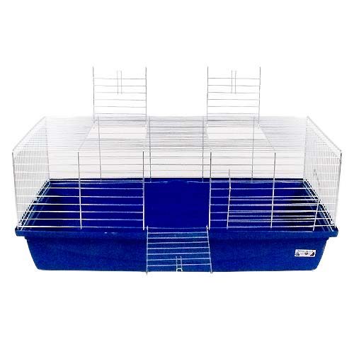 COBBYS PET RABBIT  100 zink klec pro králíky 100 x 51 x 45cm s jesličkami pozinkované