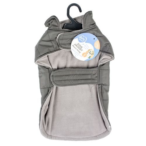 DUVO+ voděodolná zimní vesta pro psy XL 70cm černá