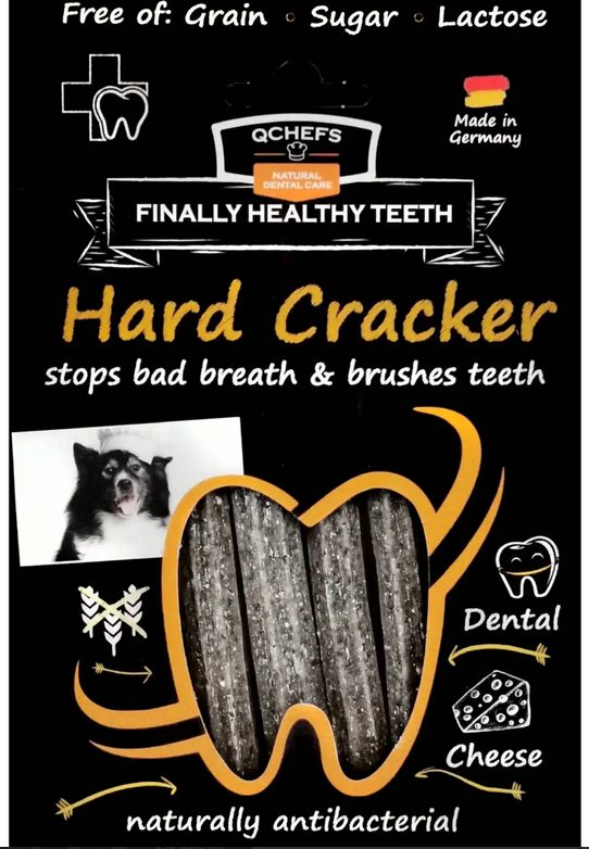 Q-Chefs Tyčinky na čištění zubů pro psy Hard cracker, sáček 72g