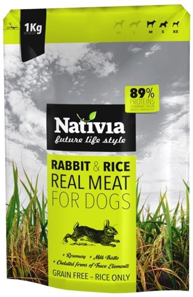 Nativia Real Meat Rabbit & Rice 1kg