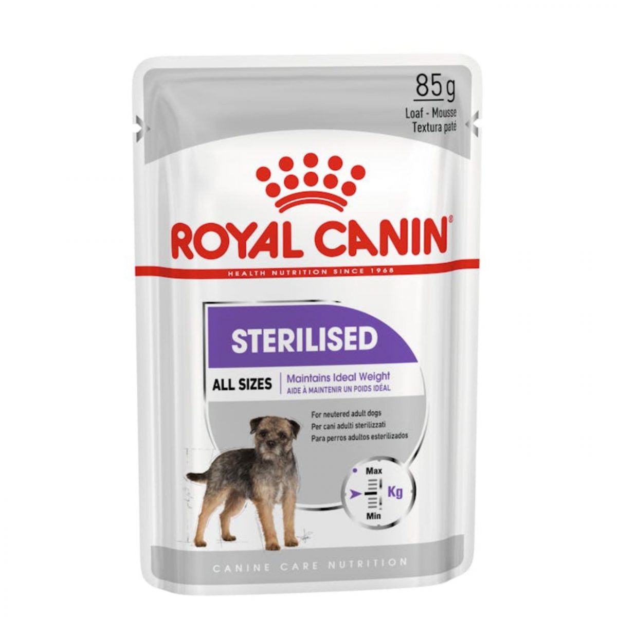 EXP Kap. RC CCN Sterilised Care Dog Loaf 85g (KS) 353334 353335-0726
