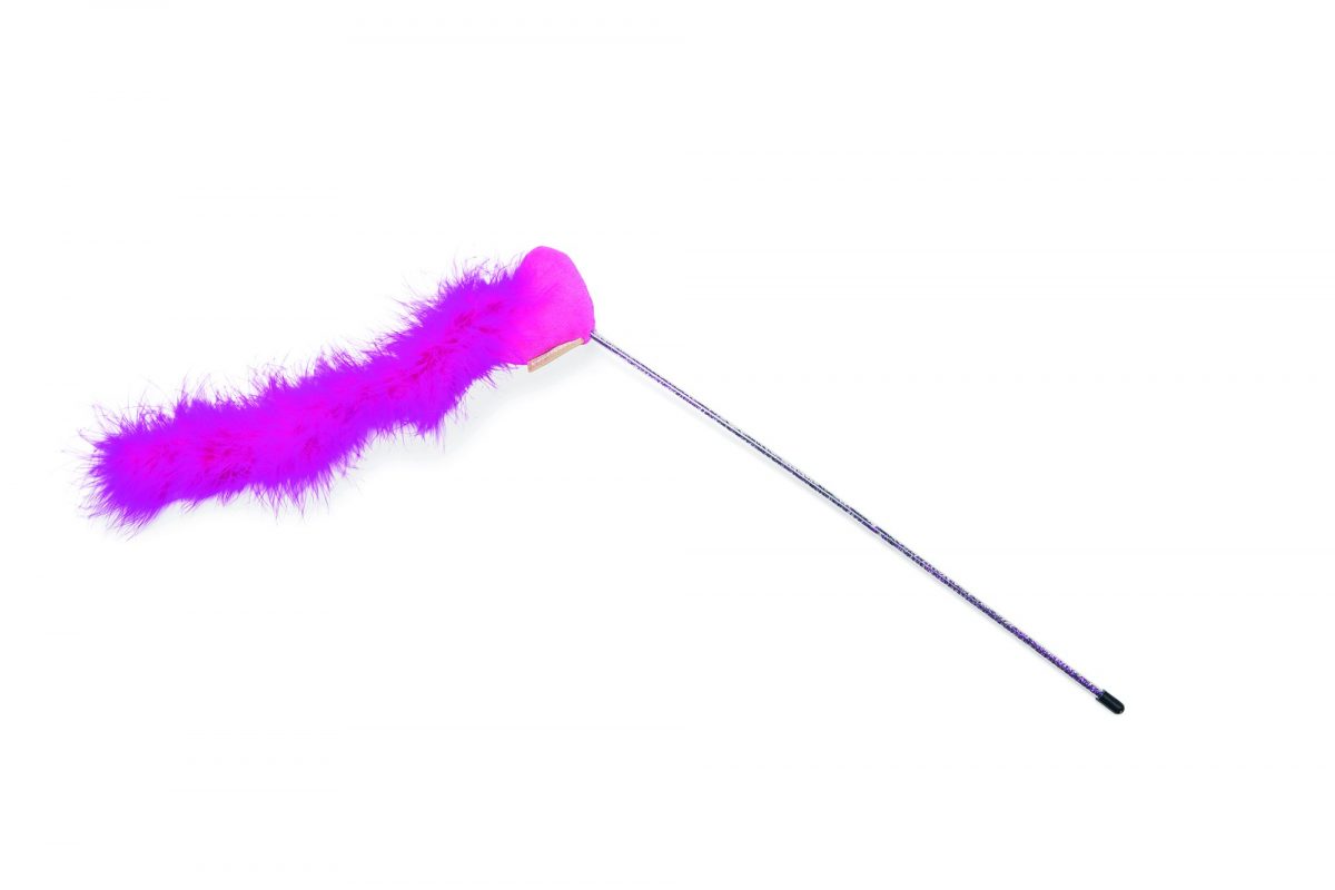 Beeztees Hračka pro kočky Škádlítko Srdce růžové 47cm