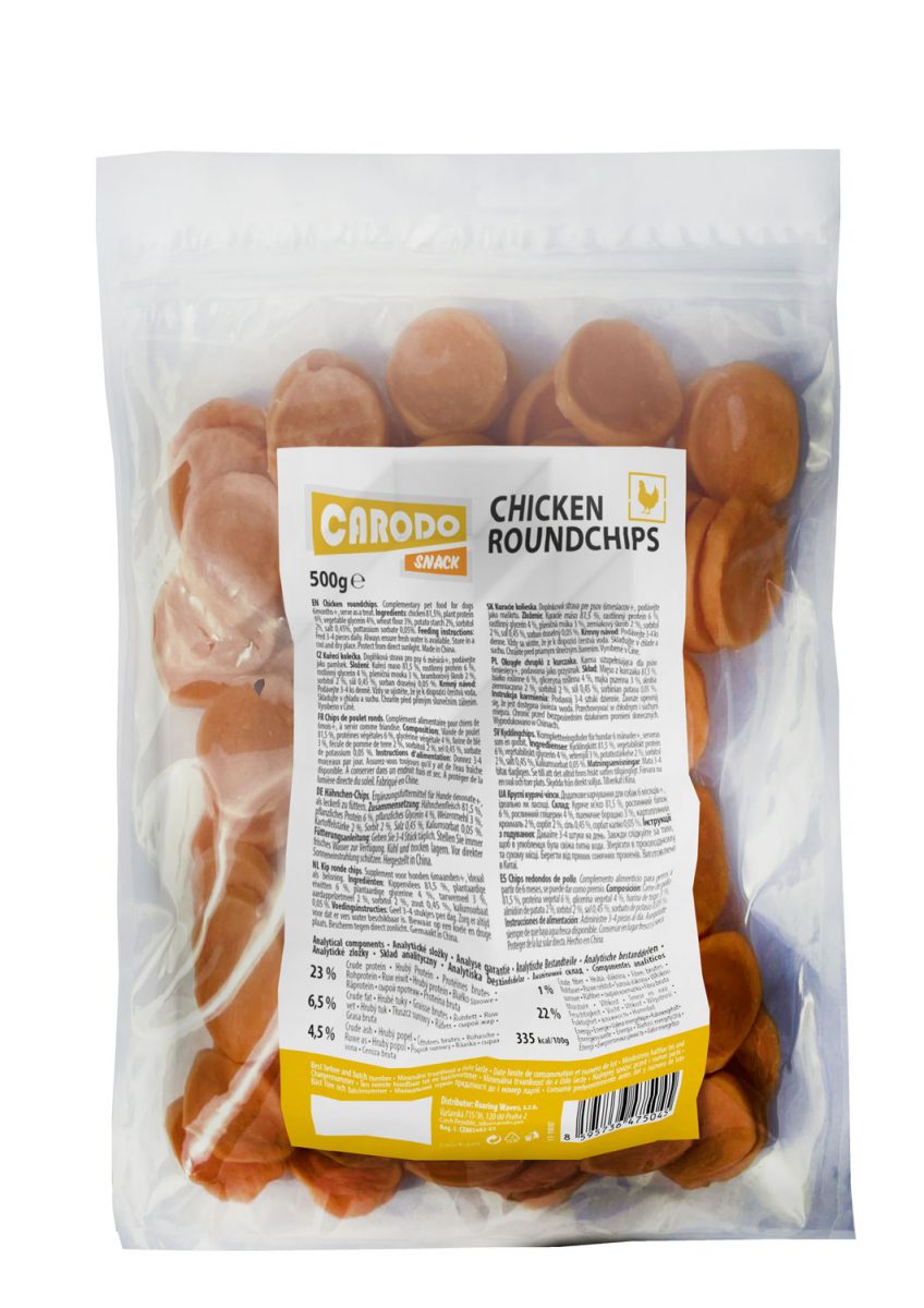 CARODO Dog poch. Kuřecí kolečka 500g