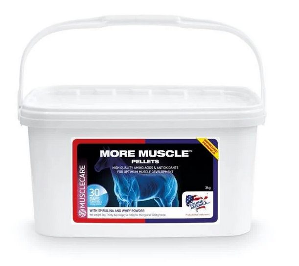 Equine America More Muscles pro snadnou tvorbu silných a zdravých svalů, balení 3 kg