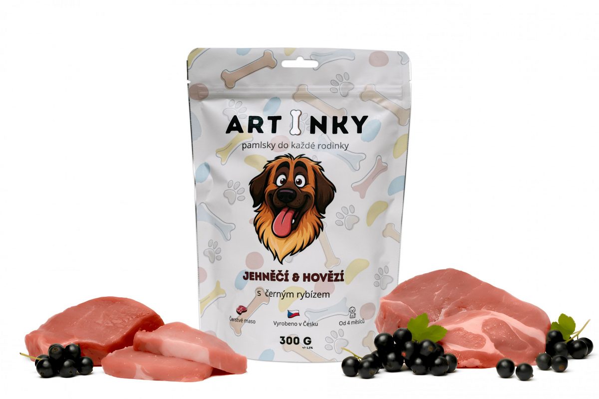 ARTINKY Jehněčí & Hovězí s černým rybízem 300g
