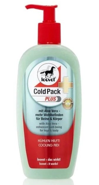 Studený obklad s následným hřejivým účinkem na unavené svaly, klouby a šlachy Leovet Cold Pack Plus, láhev 500ml