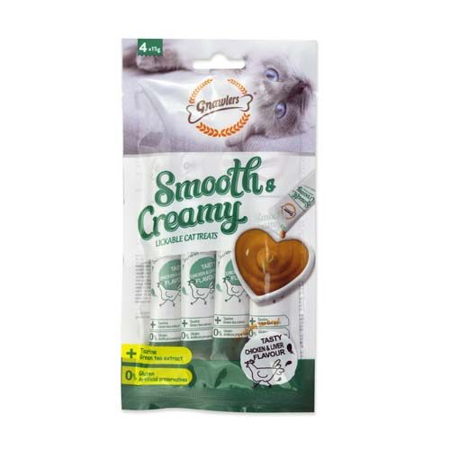 COBBYS PET Creamy chicken & liver 4x15g=60g kuře s játry