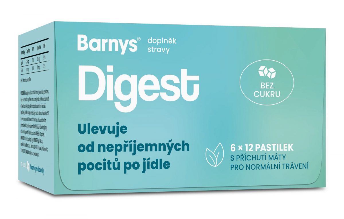 Barnys Digest 6x12 pastilek