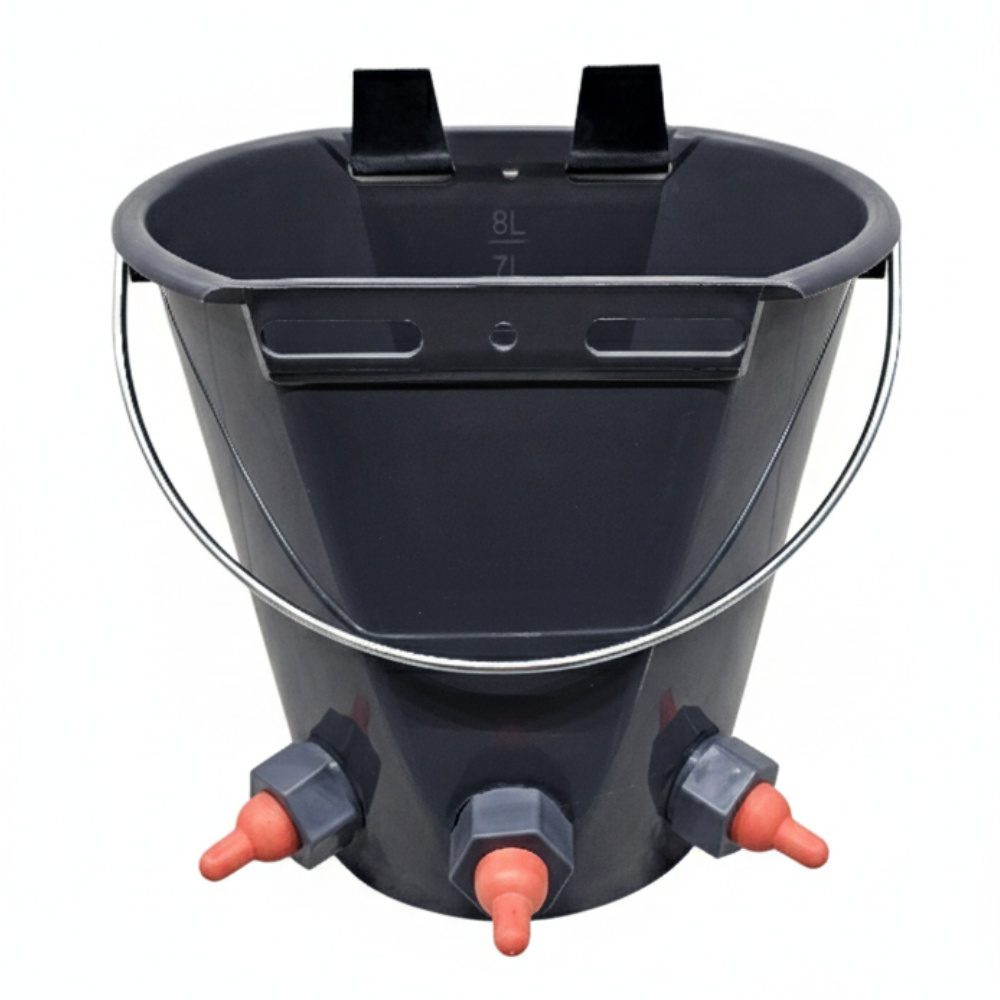 Krmné vědro pro jehňata a kůzlata 3 dudlíky, 8 l