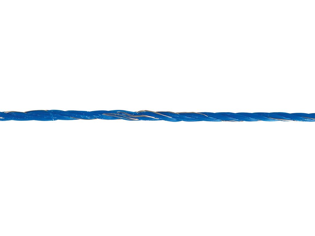 Síť pro elektrický ohradník pro ovce, kozy KERBL 27388 OVINET MAXI 122 cm x 50 m / 1 hrot, bílomodrá