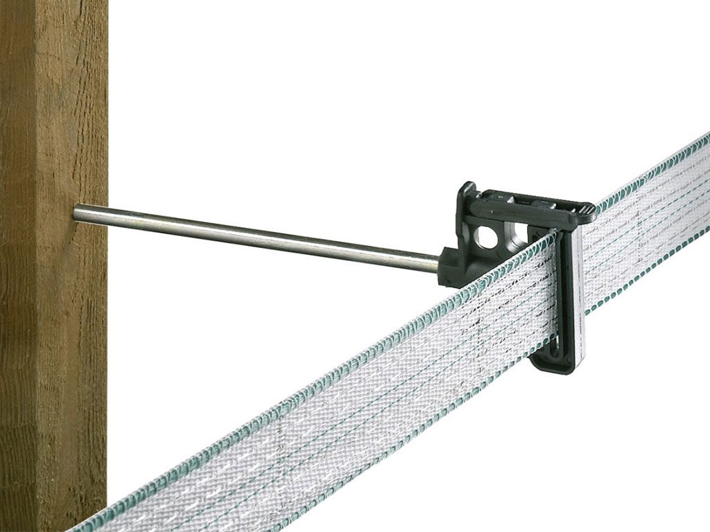 Izolátor pro elektrický ohradník KERBL 441395, s klipsou, s 20cm prodlouženým vrutem, O 6 mm