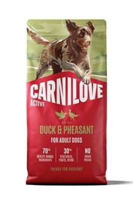 CARNILOVE ACTIVE Dog Dry Made with Duck &  Pheasant for Adult All Breeds 12 kg