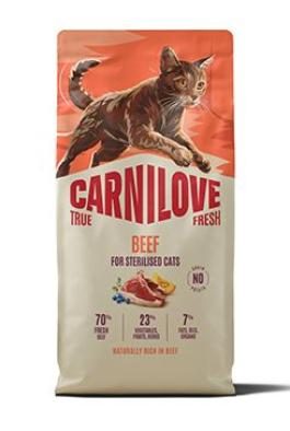 CARNILOVE TRUE FRESH Cat Dry Beef for Sterilised Adult All Breeds 6 kg
