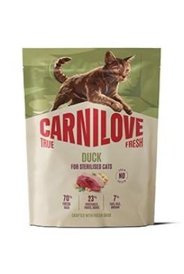 CARNILOVE TRUE FRESH Cat Dry Duck for Sterilised Adult All Breeds 400g