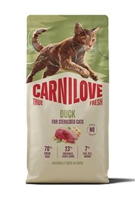 CARNILOVE TRUE FRESH Cat Dry Duck for Sterilised Adult All Breeds 6 kg