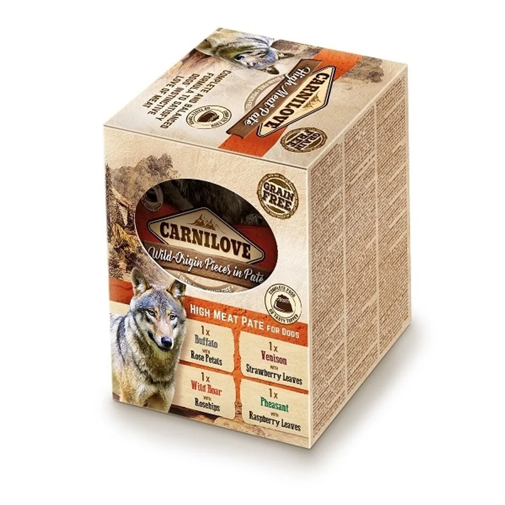 CARNILOVE Dog POUCH Paté MULTIPACK 4x300g