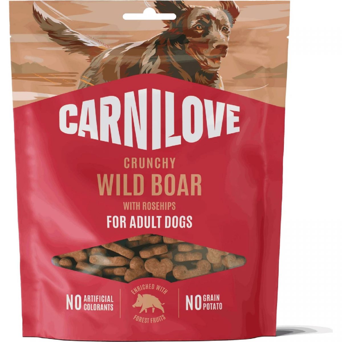CARNILOVE Dog CRUNCHY Snack Wild Boar with Rosehips 200 g
