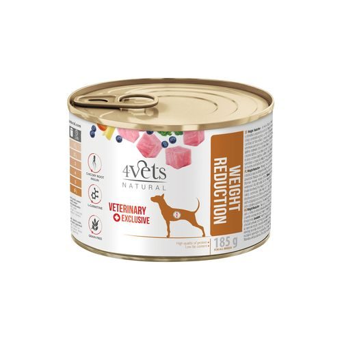 4Vets NATURAL VETERINARY EXCLUSIVE WEIGHT REDUCTION 185g pro psy na redukci hmotnosti