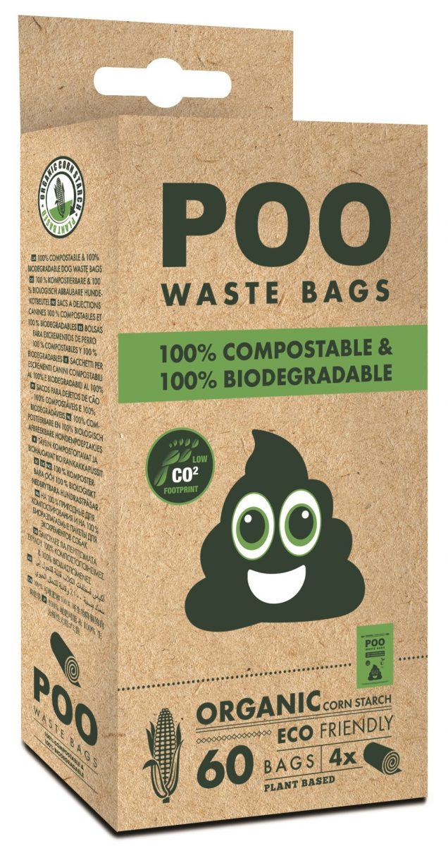 M-Pets Poo sáčky na trus, kompostovatelné 4x15ks