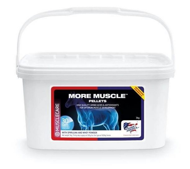 Equine America More Muscles pro snadnou tvorbu silných a zdravých svalů, balení 10 kg