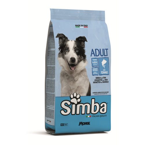 MONGE SIMBA Dog Tuna 20kg kompletní suché krmivo pro dospělé psy s tuňákem