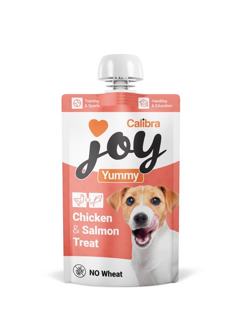 Calibra Joy Dog Yummy Chicken & Salmon Treat 100 g