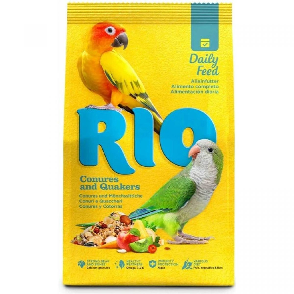 RIO denni krmivo pro aratingy a papoušky mniší 1 kg